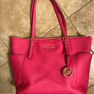Pink Michael Kors Tote - Saffiano